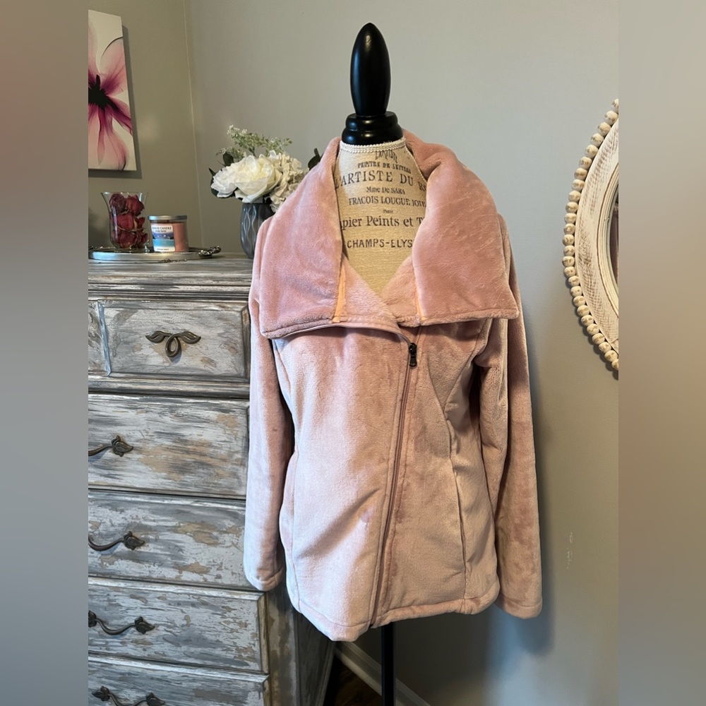 💗 EUC Ideology Asymmetrical Fleece-Zip Jacket